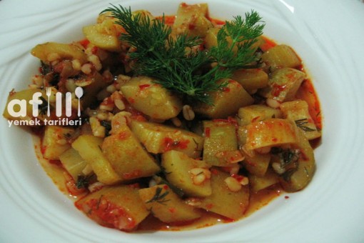 Ekşili Kabak Yemeği Tarifi