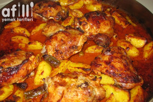 Fırında Patatesli Tavuk Tarifi