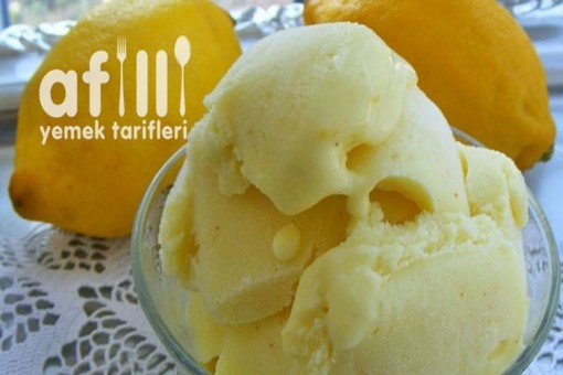 Limonlu Diyet Dondurma Tarifi